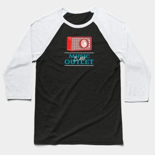 Music is my Outlet Hip Hop Baseball T-Shirt